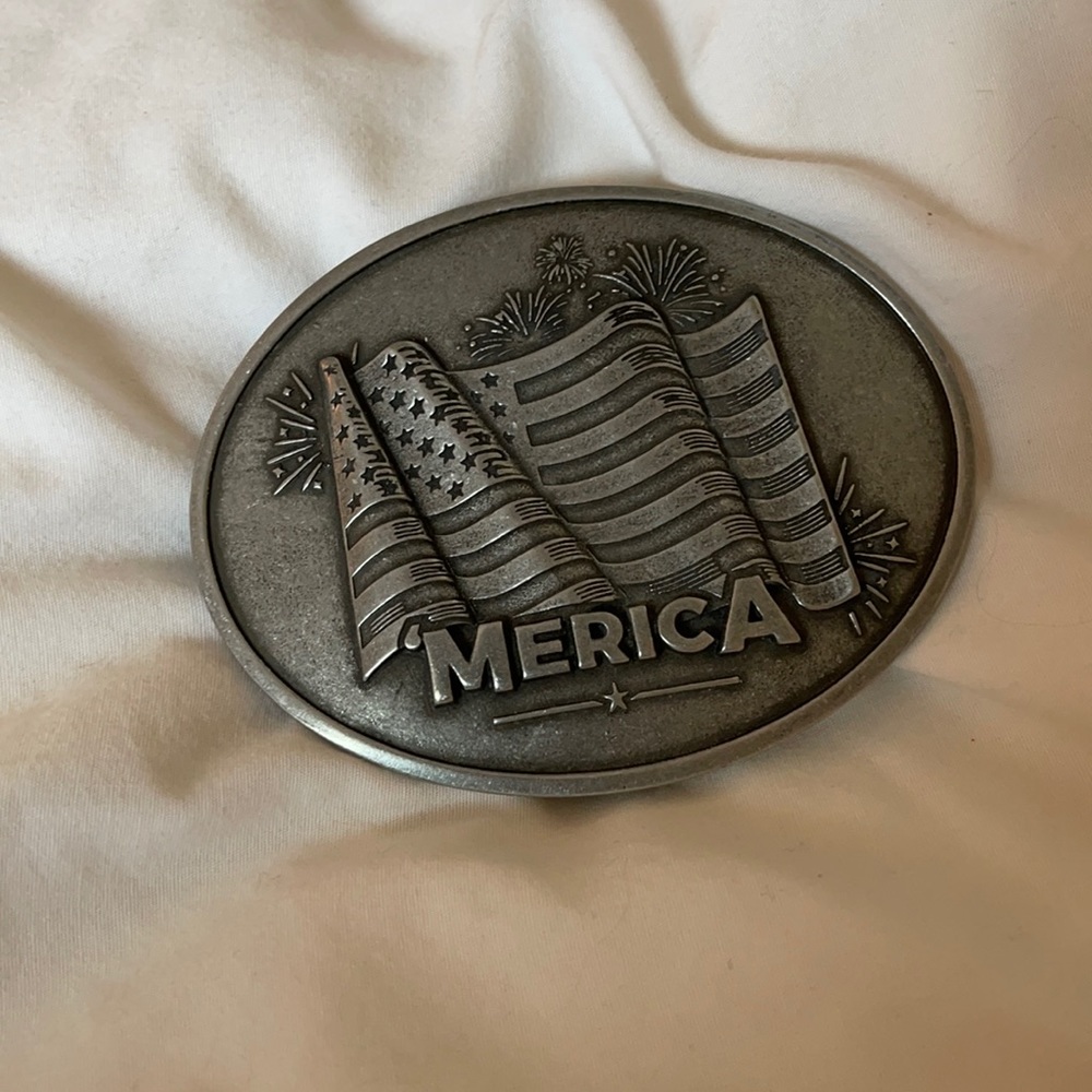 America belt buckle